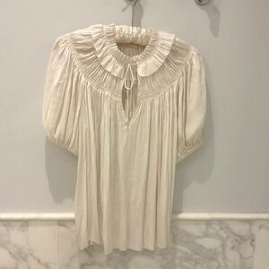 Ulla Johnson ivory Liv top - perfect summer blouse!